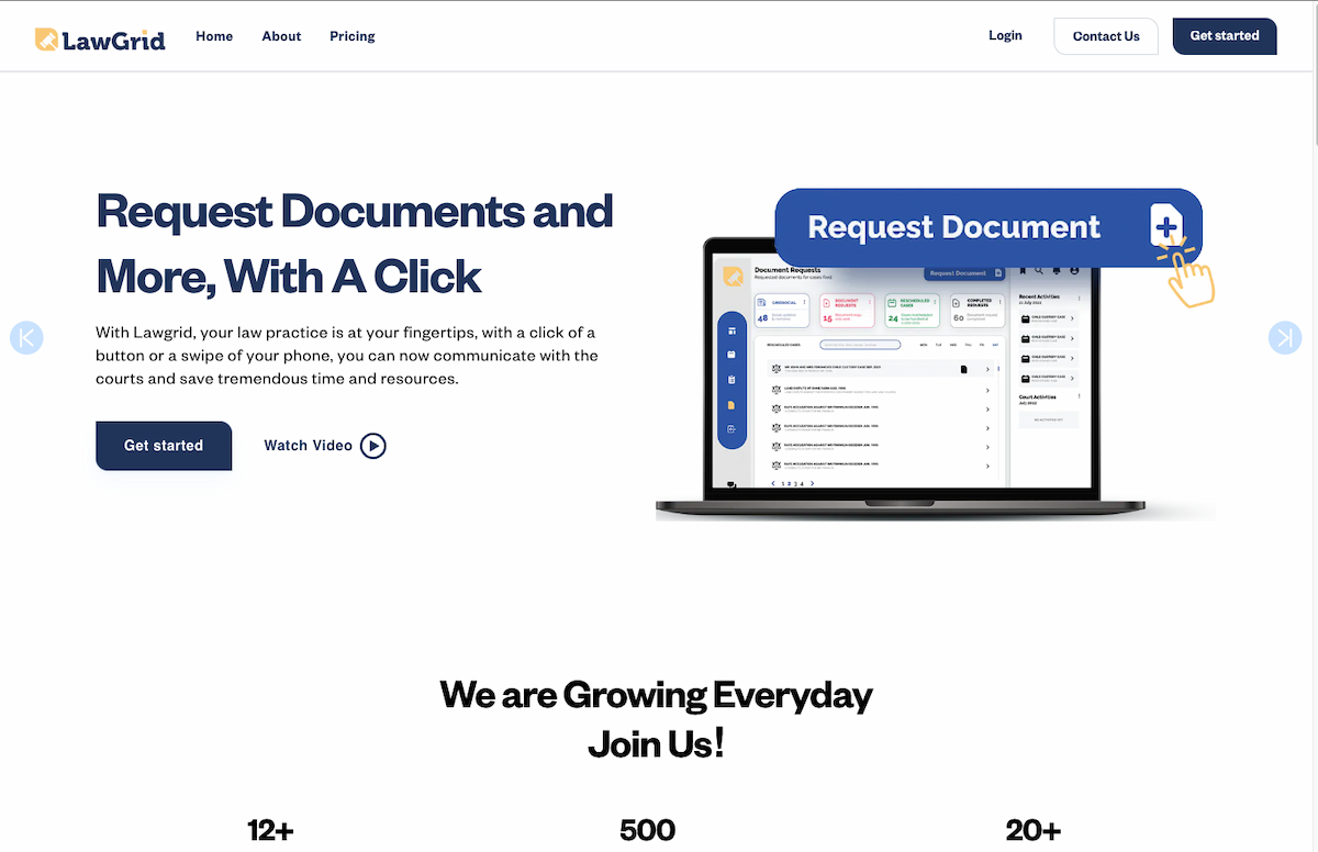 Lawgrid Ng Marketing site